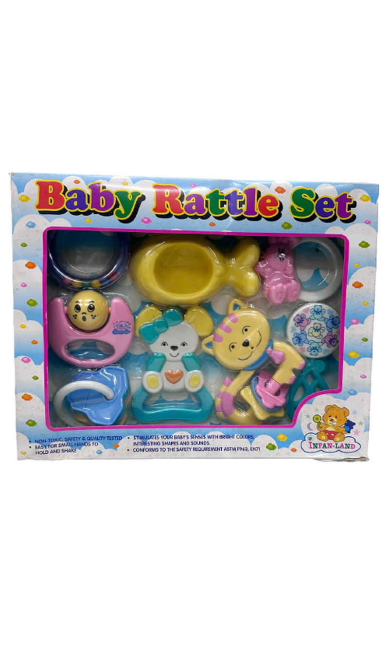 Baby Rattle Set (Assorted) - 6pk