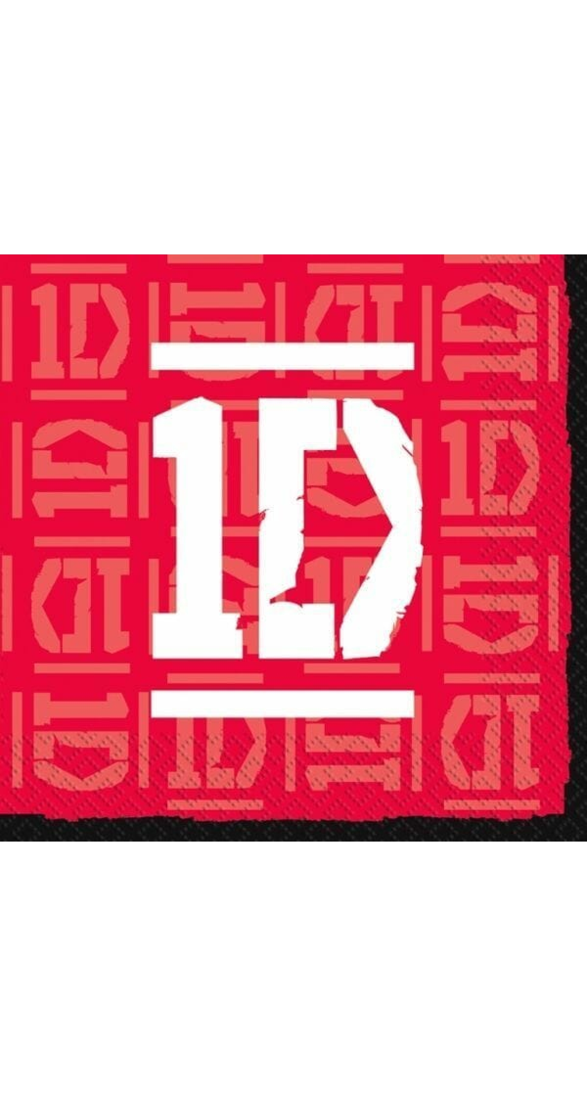 One Direction Napkins 33cm x 33cm - 16pk
