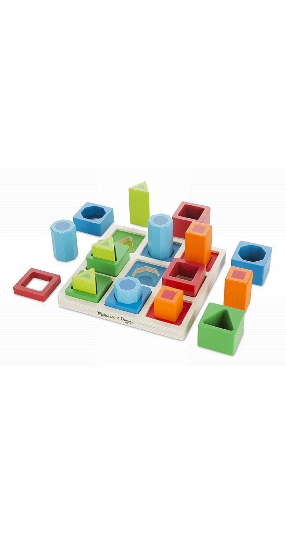 Melissa & Doug Shape Sequence Sorting Set - 20.5cm x 20.5cm