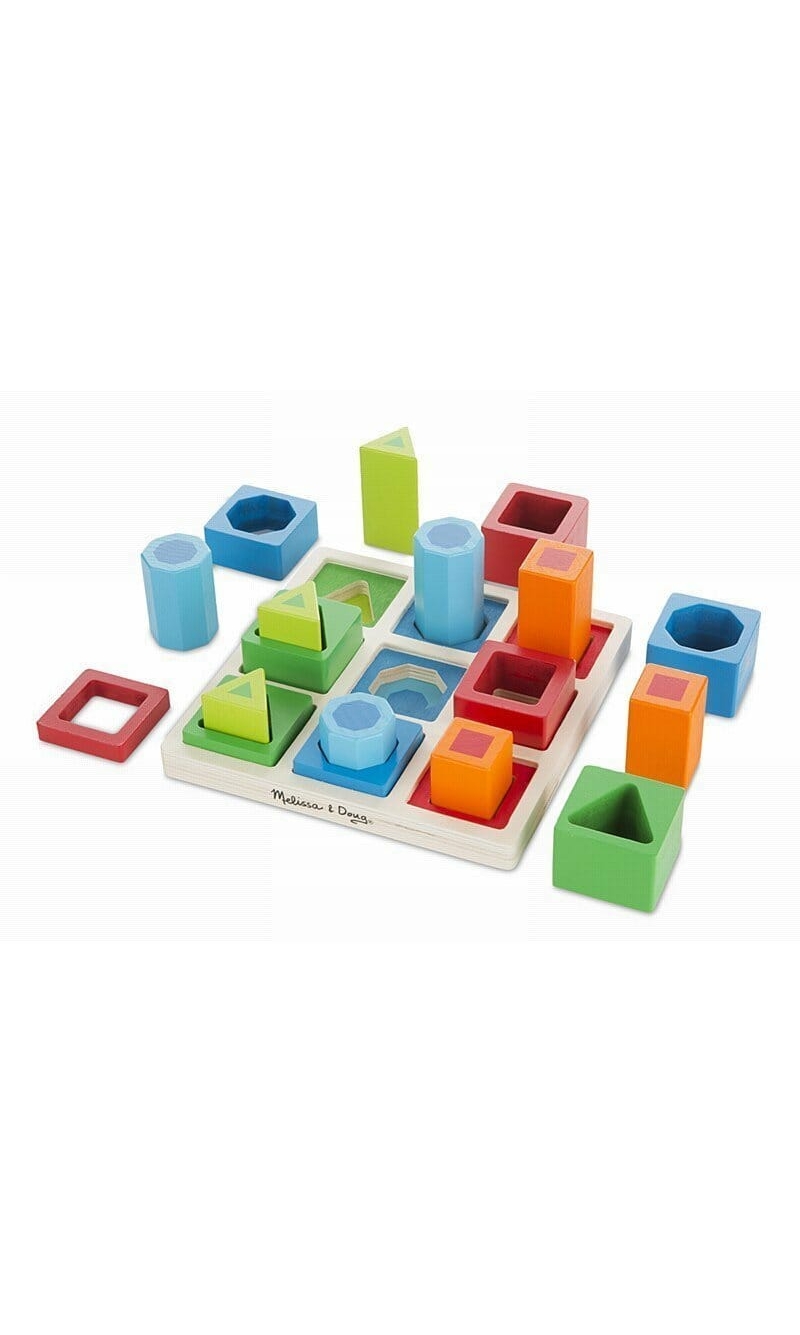 Melissa & Doug Shape Sequence Sorting Set - 20.5cm x 20.5cm