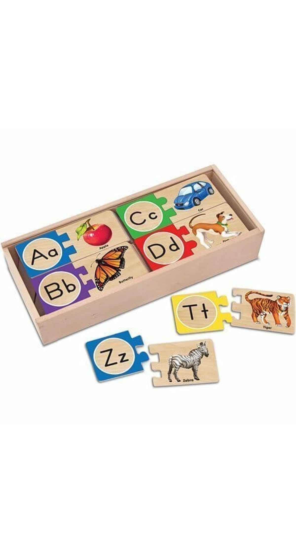 Melissa & Doug Self Correcting Alphabet Puzzles - 50pc