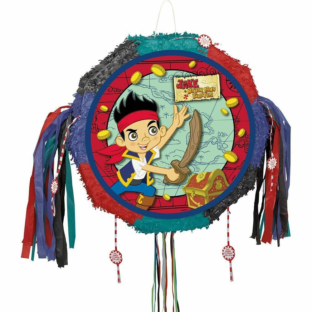 Jake and the Neverland Pirates Pull Pinata 12 Strings - 47cm x 47cm