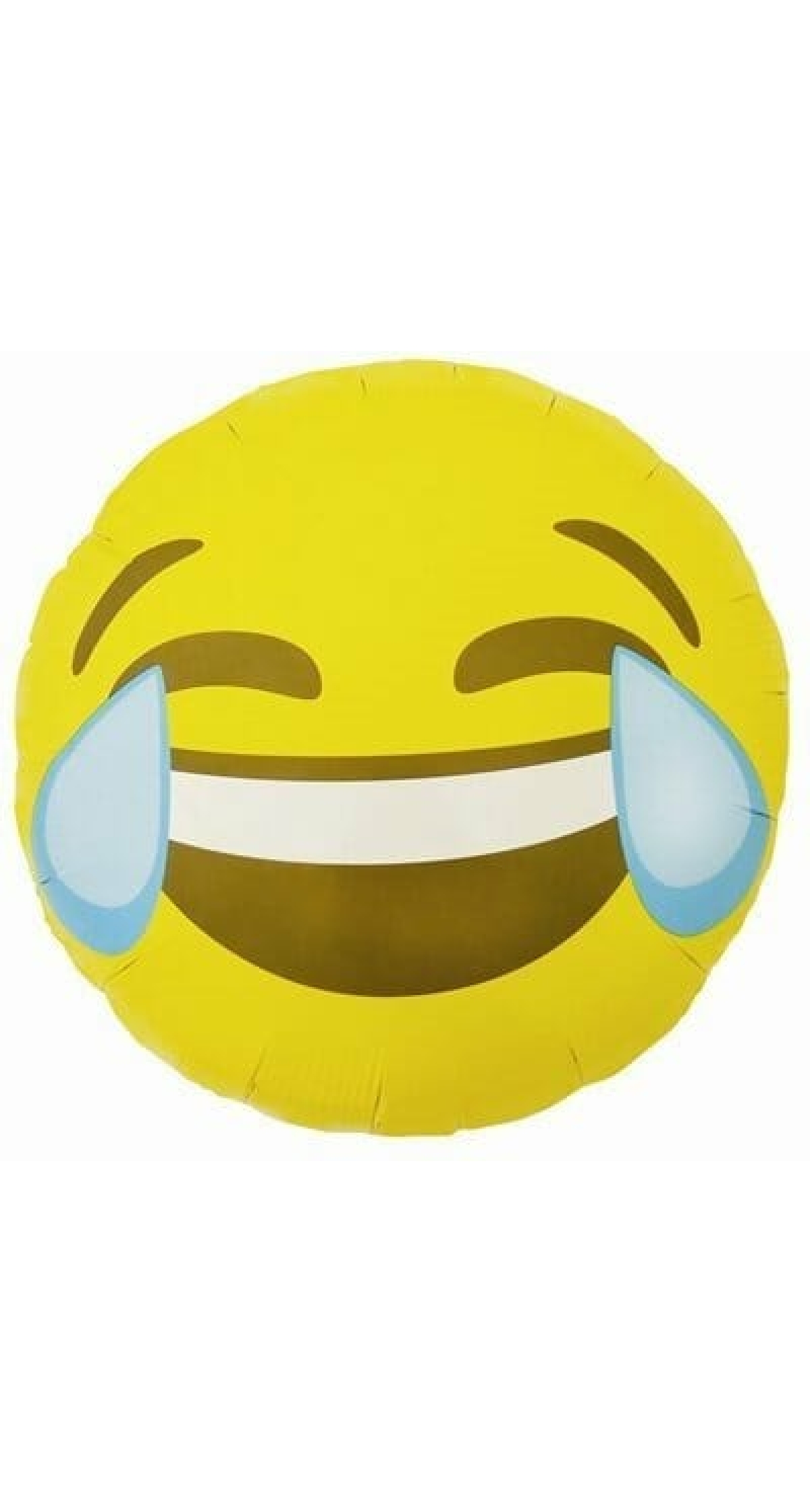 Emoji Crying Laughing Foil Balloon - 18'' (46cm)