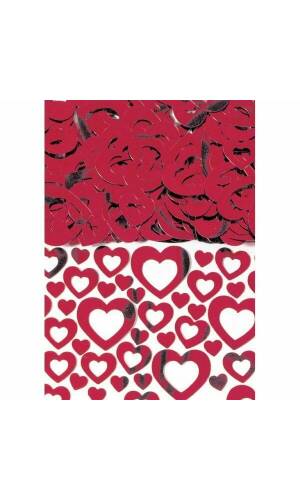 Confetti Heart Shimmer Red - 14g