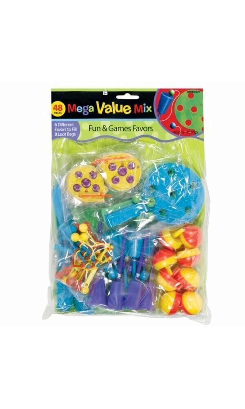 Party Fun Value Pack Assorted- 48pk