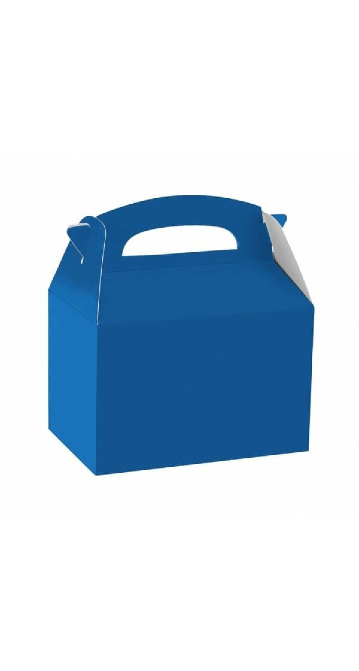 Bright Royal Blue Party Boxes - 20cm x 15cm x 9.5cm