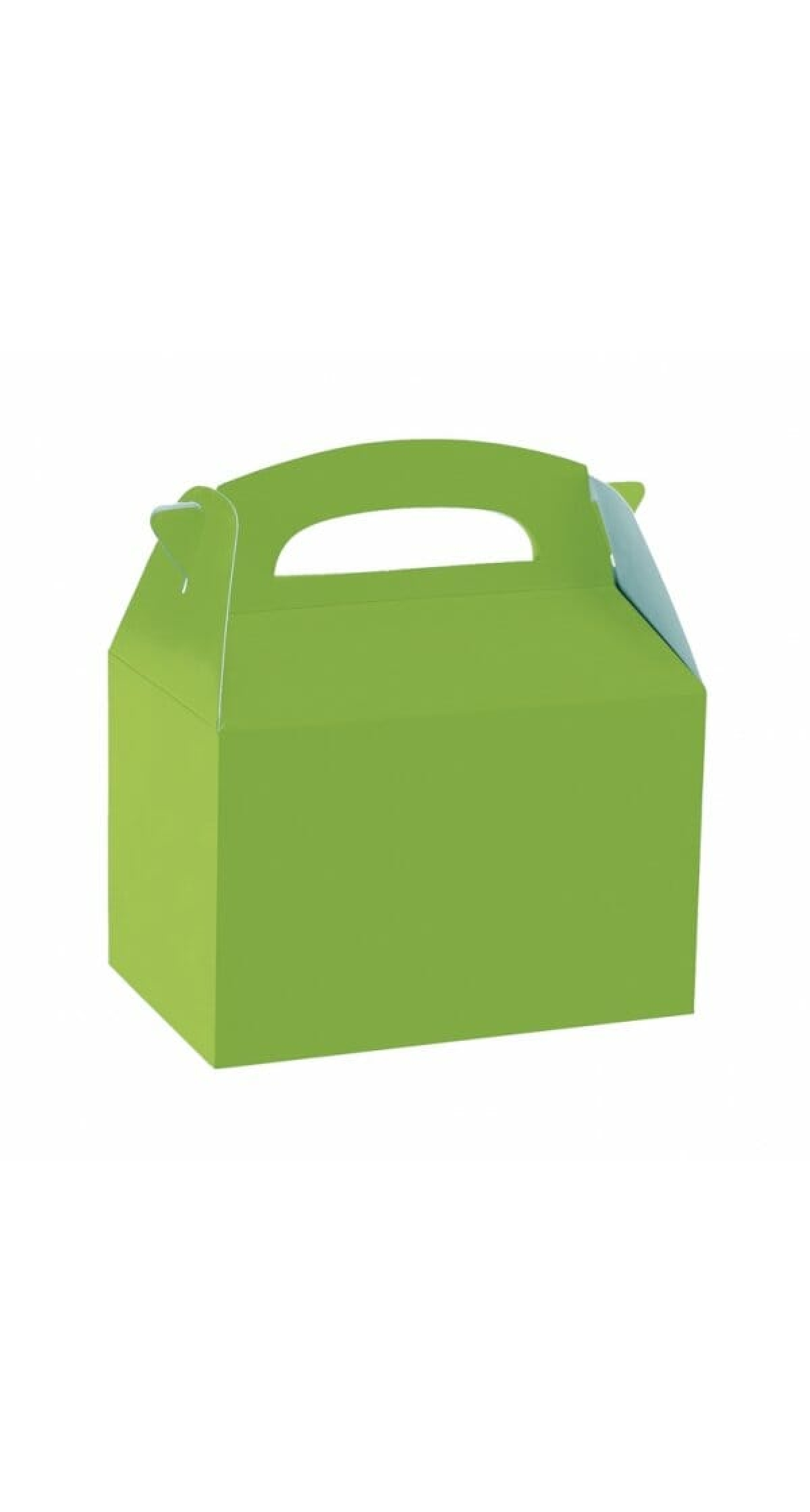 Kiwi Green Party Boxes - 20cm x 15cm x 9.5cm
