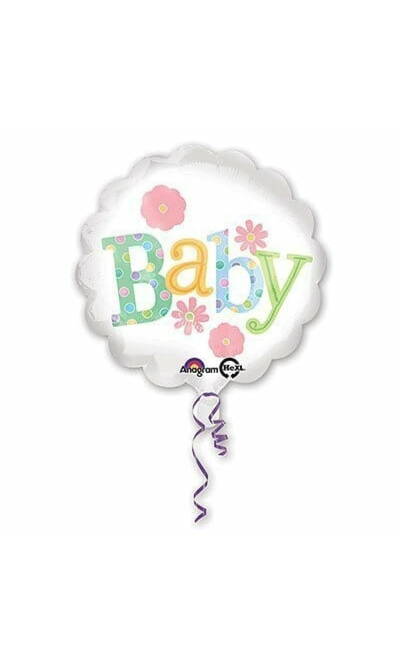 Baby Flower Foil Balloon 17"