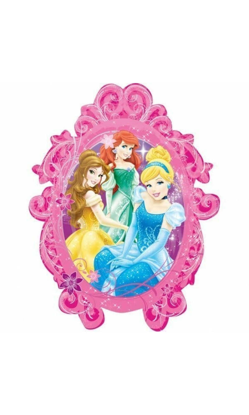 Princess Super Shape Foil Balloon 25" x 31"(63cm x 78cm)
