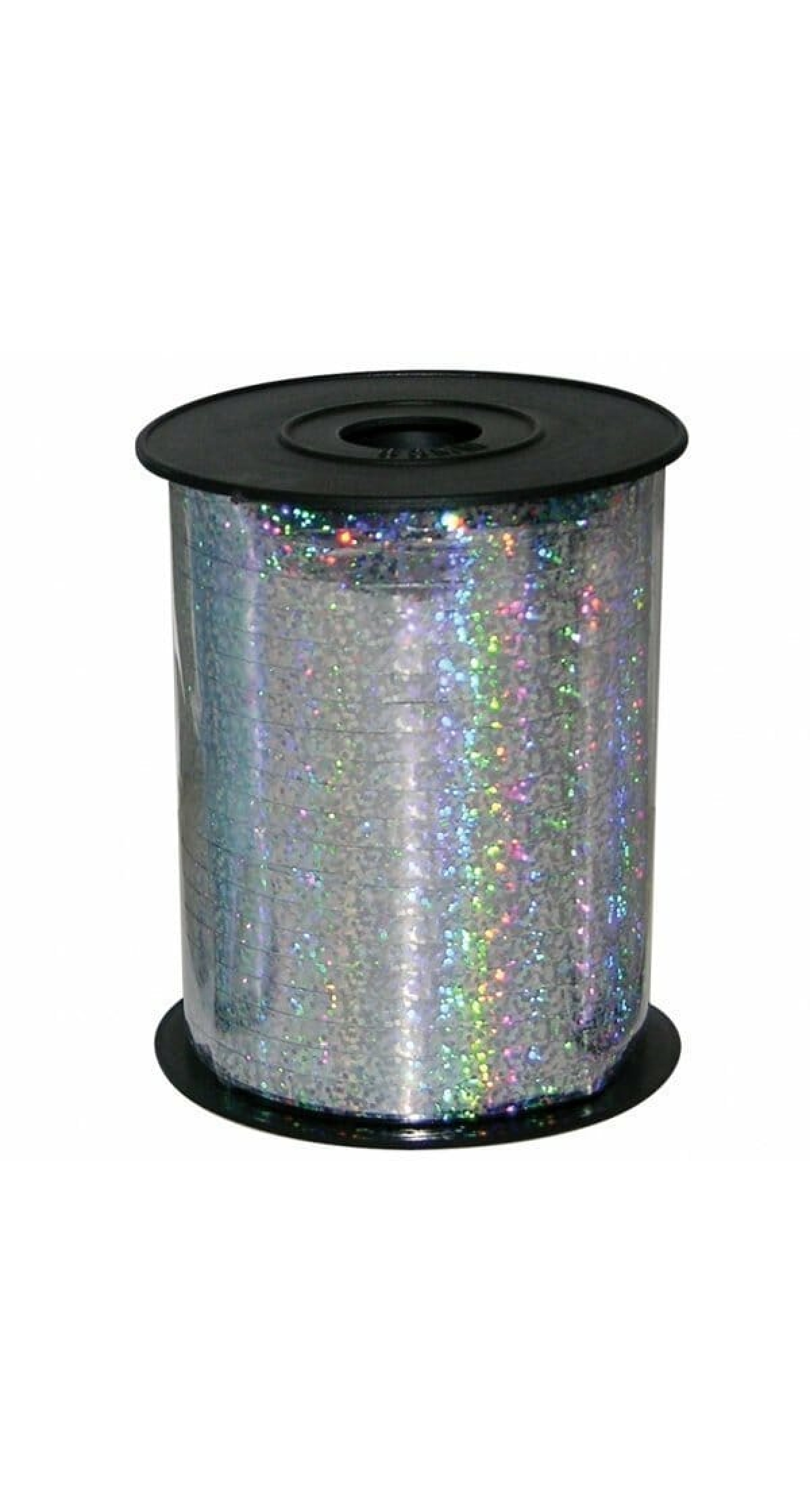 Holographic Silver Curling Ribbon Spool - 230m x 5mm