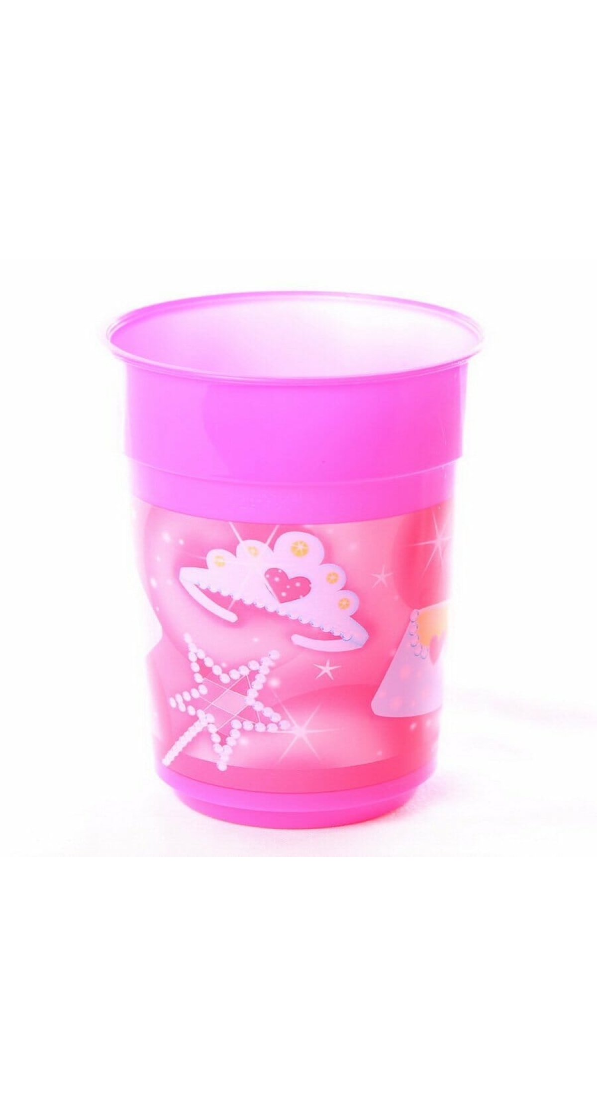 Princess Pink Plastic Tumbler - 473ml