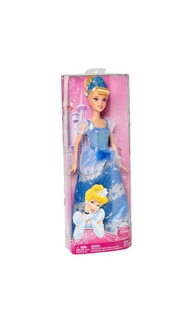 Princess Cinderella Blue Sparkling Fashion Doll - 13cm x 33cm
