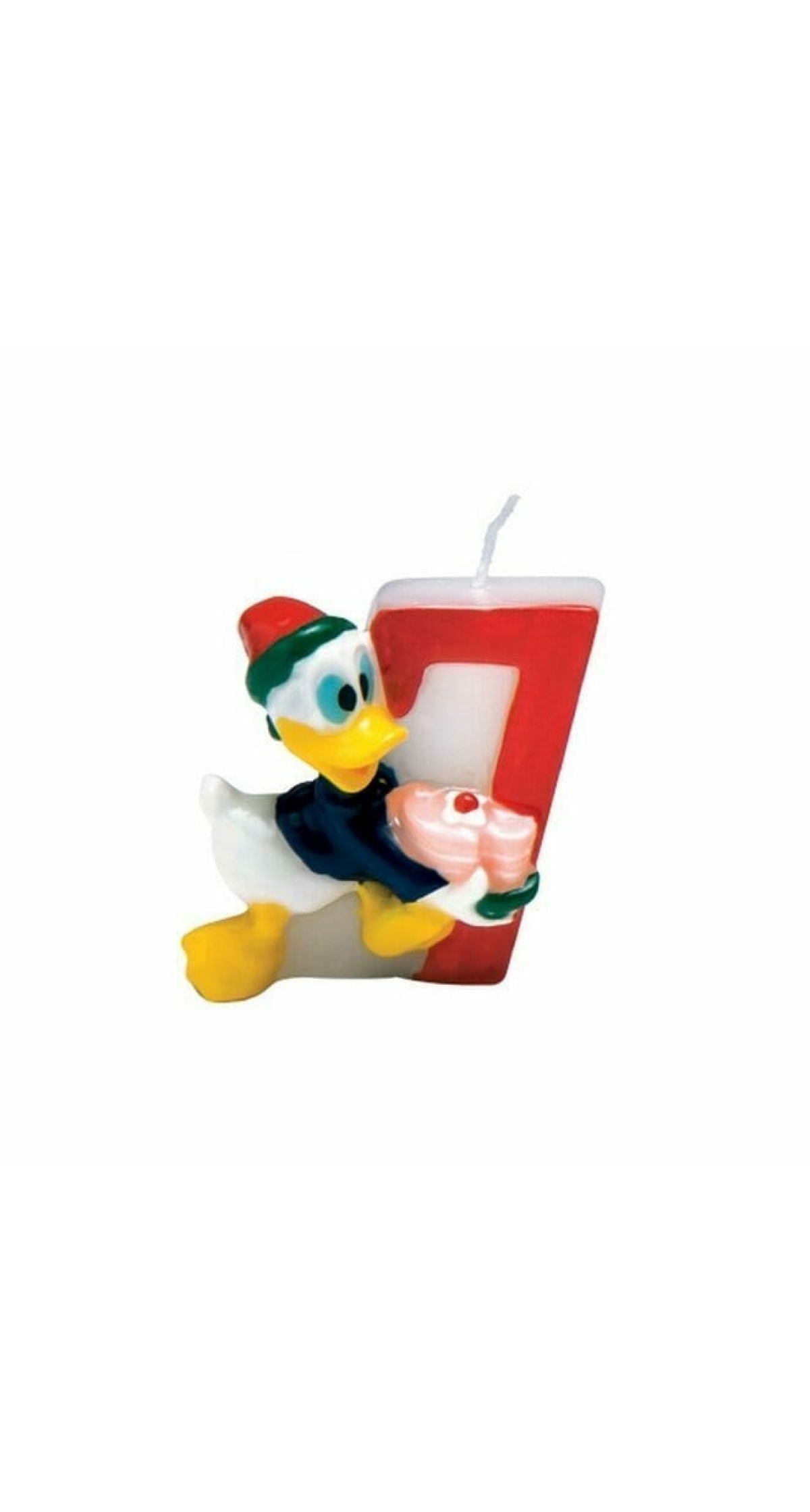 Mickey Mouse Clubhouse Birthday Candle 7 Donald - 5.5cm