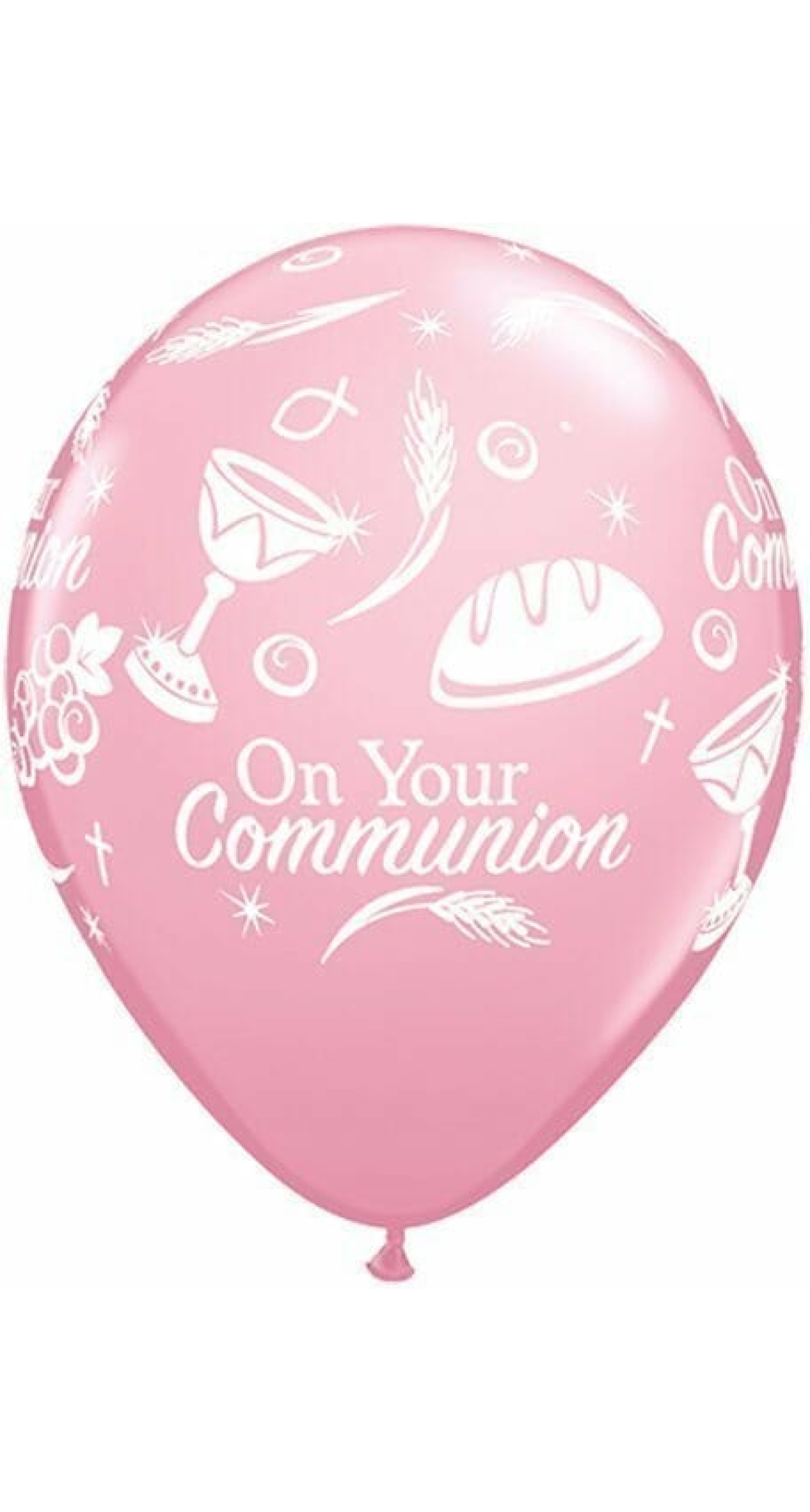 Pink Communion 11'' Printed Latex Balloon (Helium Quality)