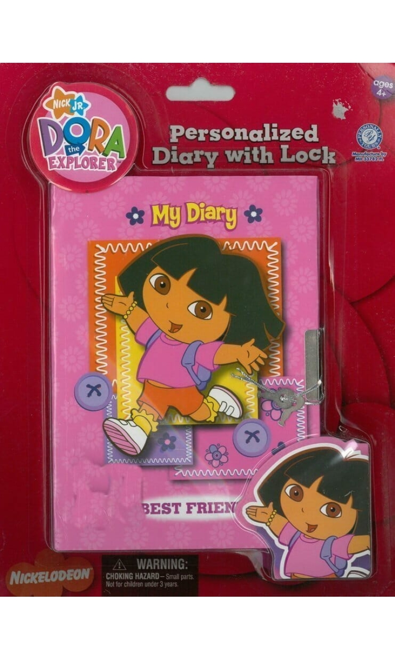 Dora the Explorer Diary with Lock - 13cm x 18cm