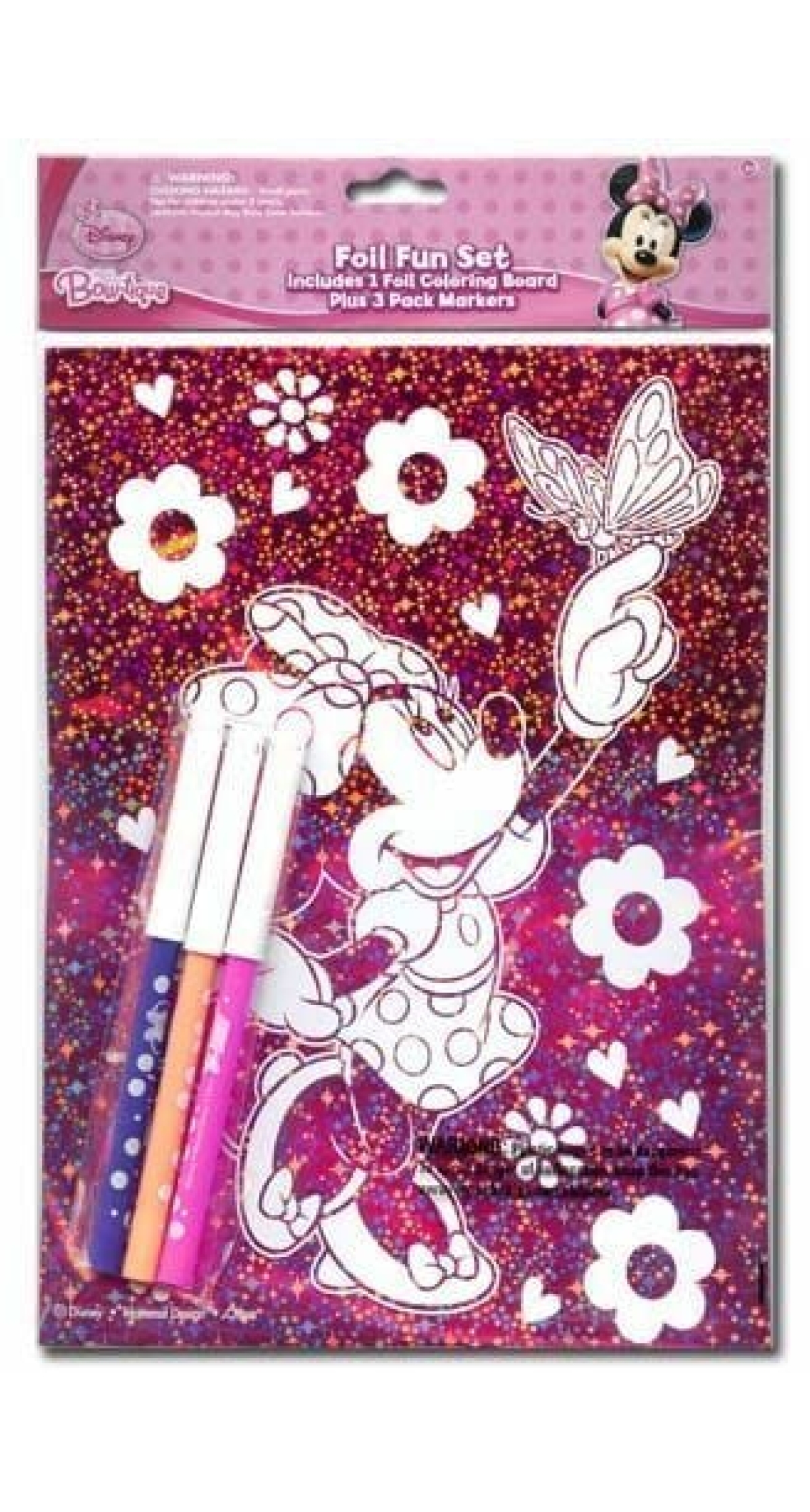 Minnie Mouse Bow-Tique Foil Fun Set - 4pk