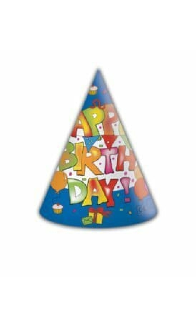 Kokliko Happy Birthday Hats - 6pk