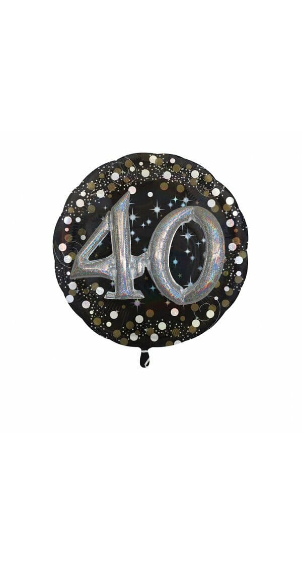 Sparkling 40th Birthday 3D Multi-Balloon Foil Balloon 32" (81cm)