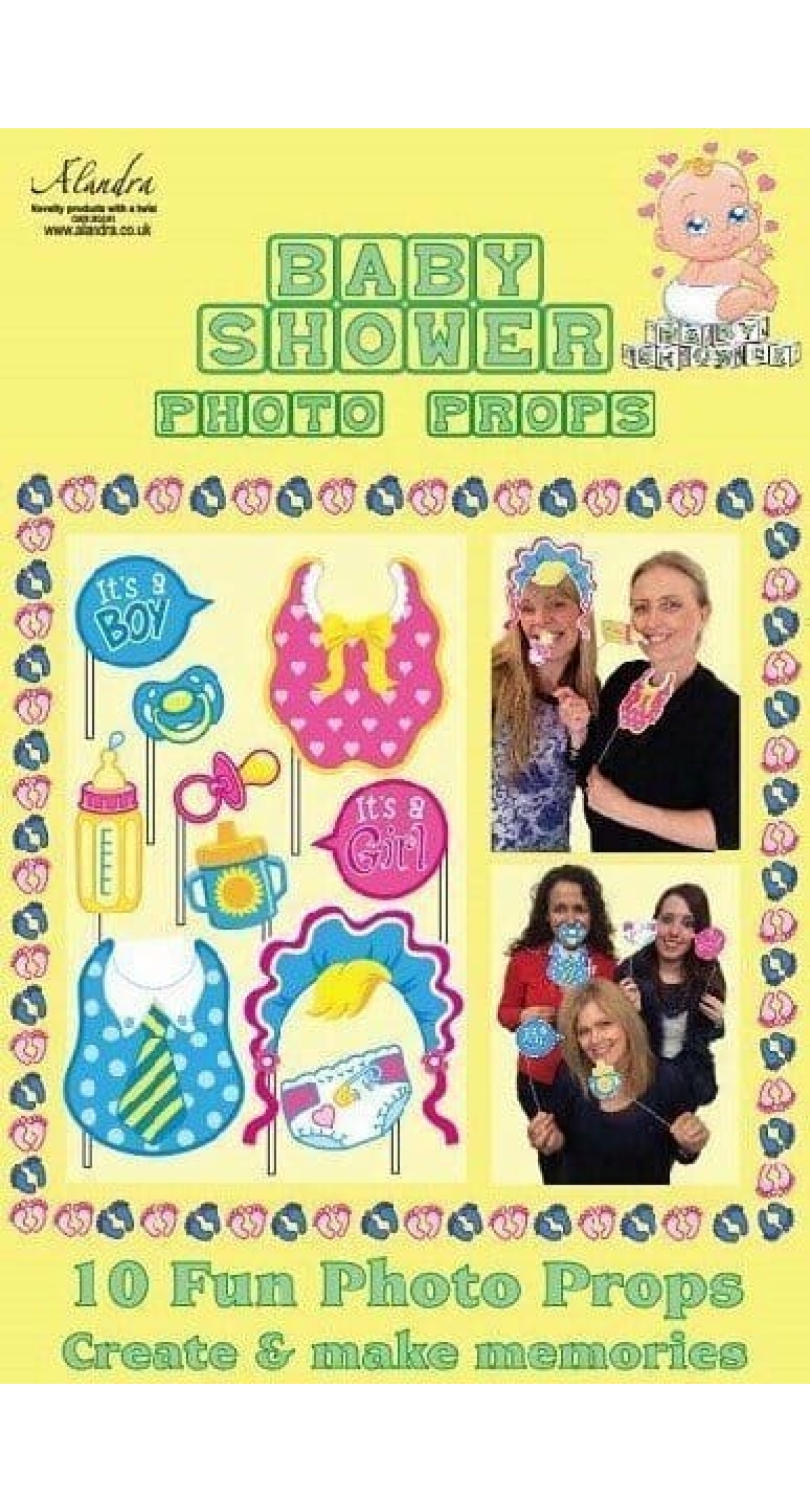 Baby Shower Photo Props - 10pk