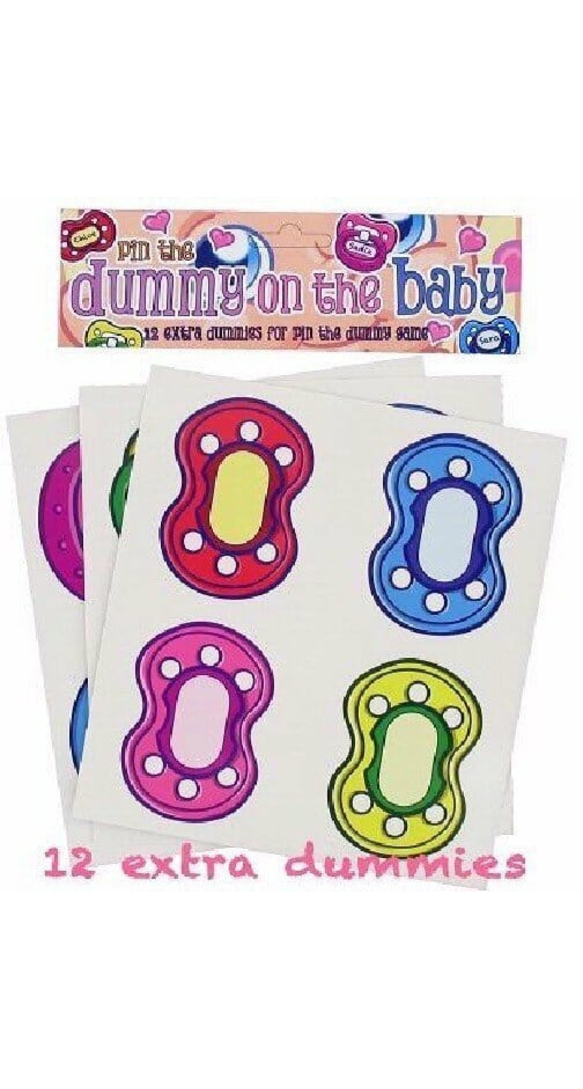 Dummy On The Baby Extra Dummies - 12pk