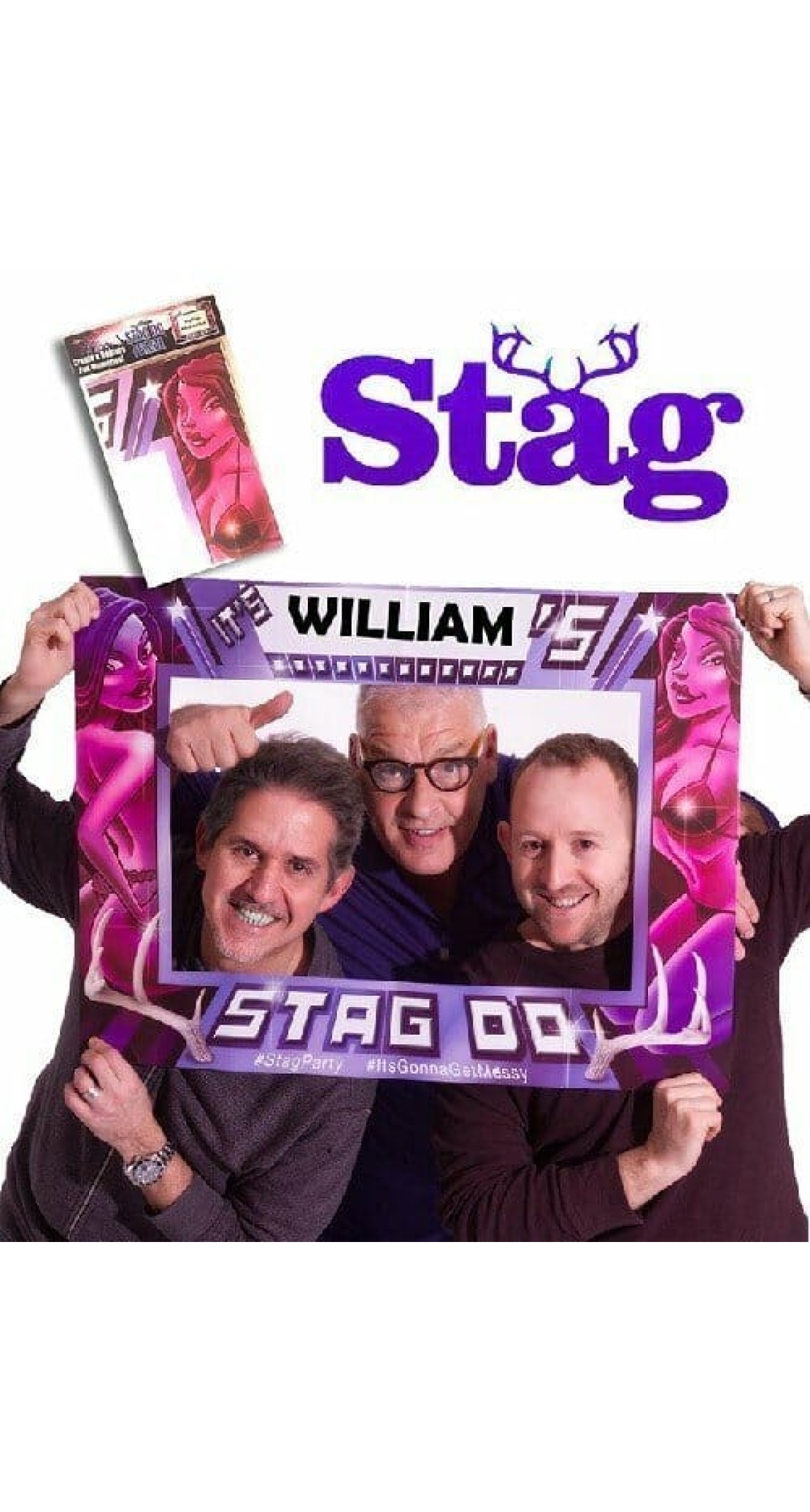 Stag / Bachelor Giant Photo Frame - 80cm x 60cm
