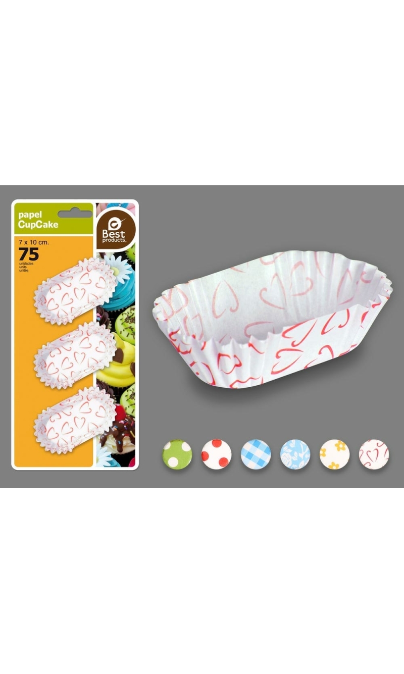 BLISTER 75 MUFFIN MOLD 10 X 2,50 X 7 CM