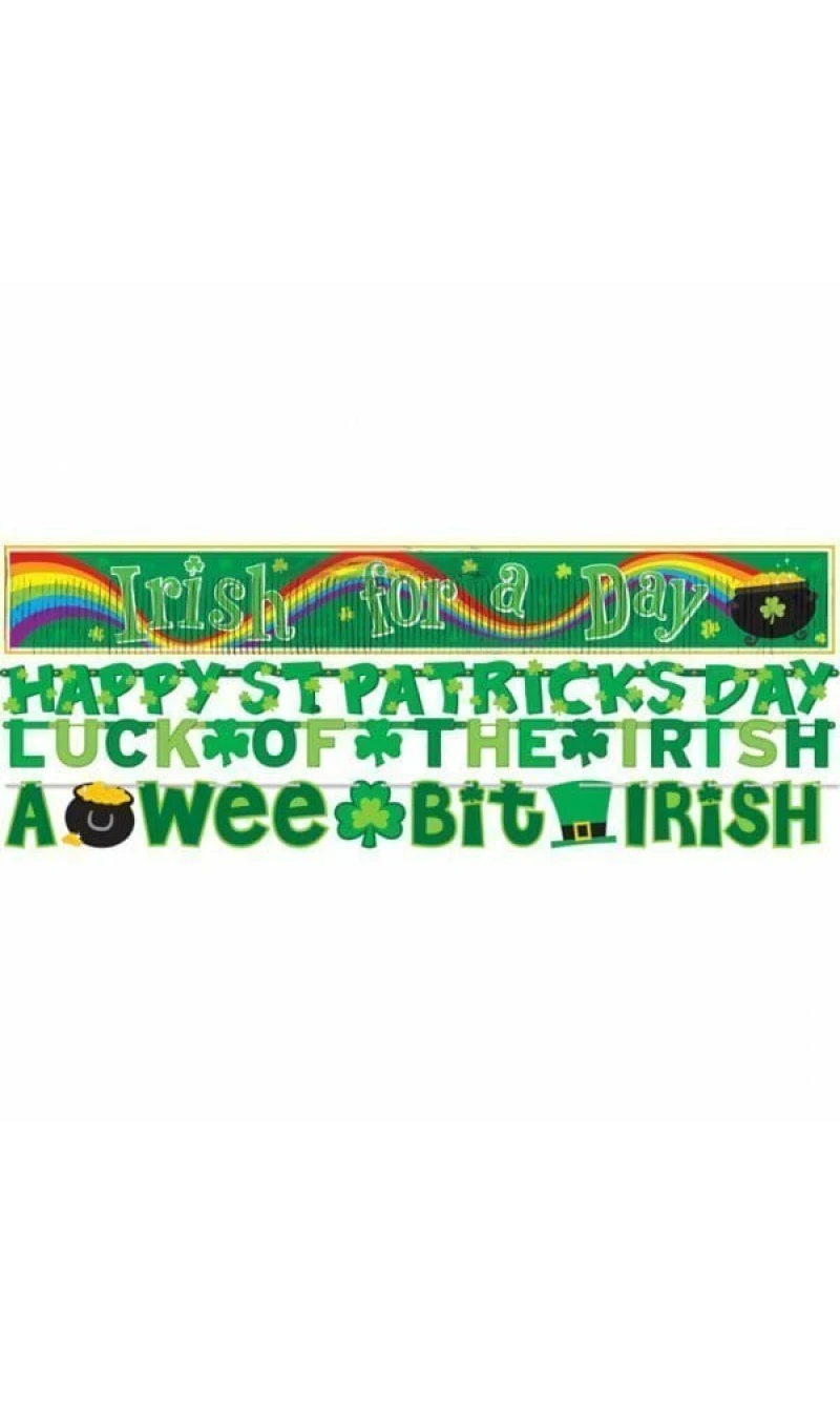 4 in 1 St. Patrick's Day Letter Banner