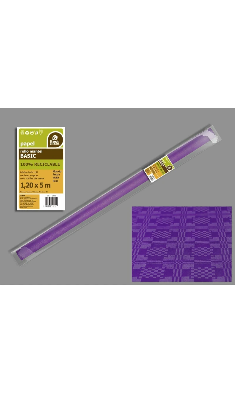 Paper Table Cover Roll 1.2m x 5m - Purple