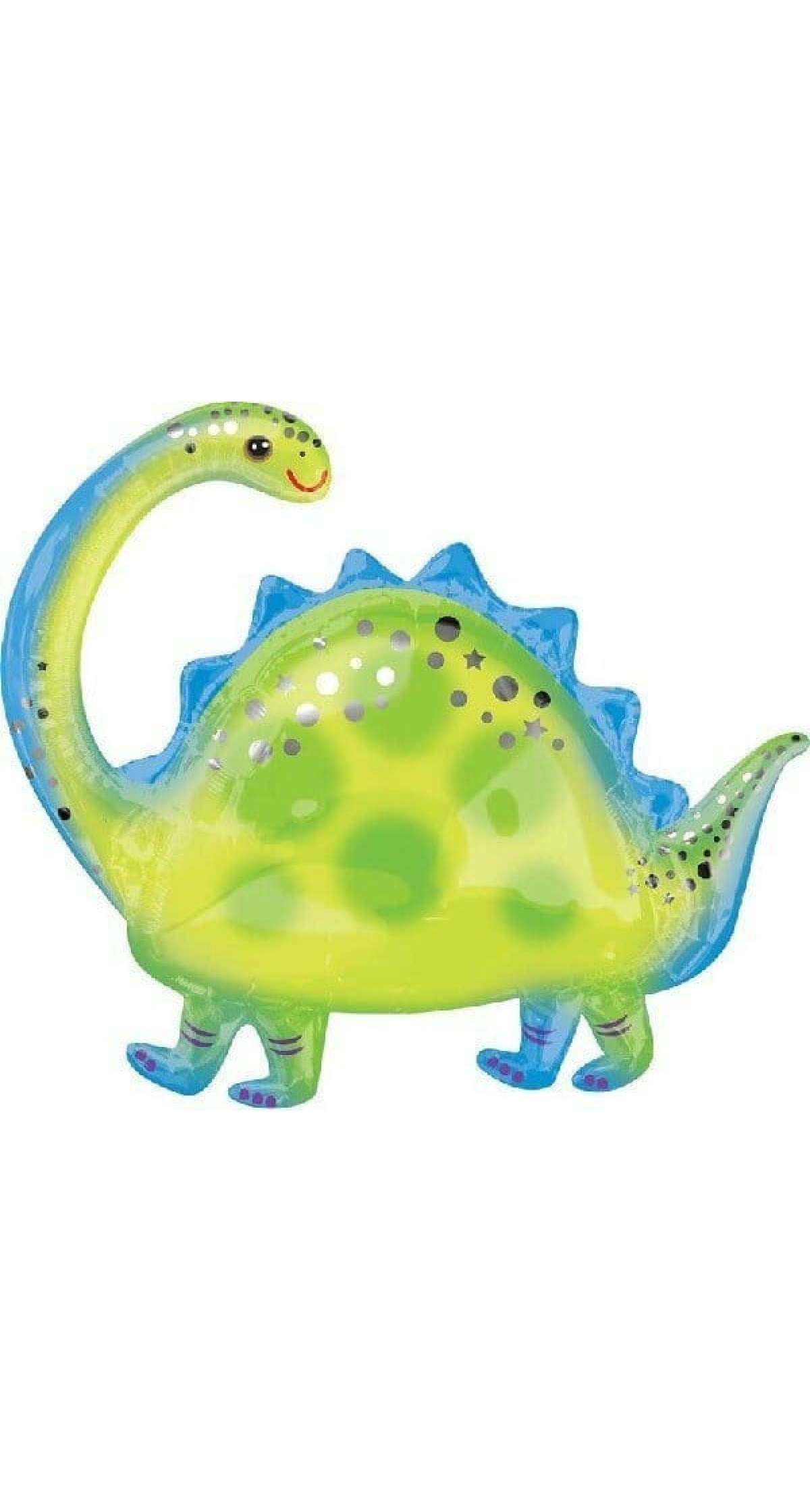 Dinosaur Brontosaurus SuperShape Foil Balloon - 81cm x 68cm