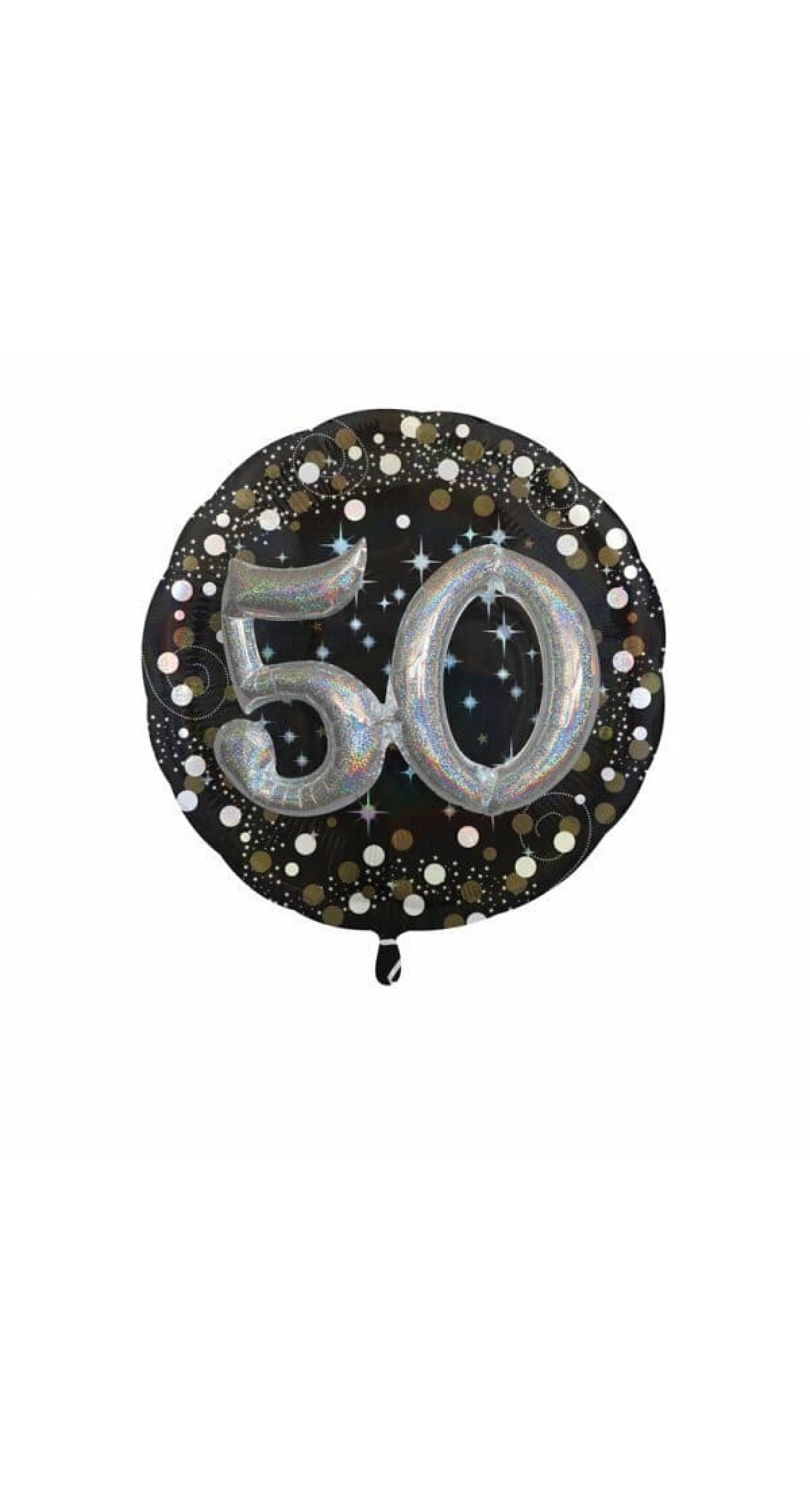 Sparkling 50th Birthday 3D Multi-Balloon Foil Balloon 32" (81cm)