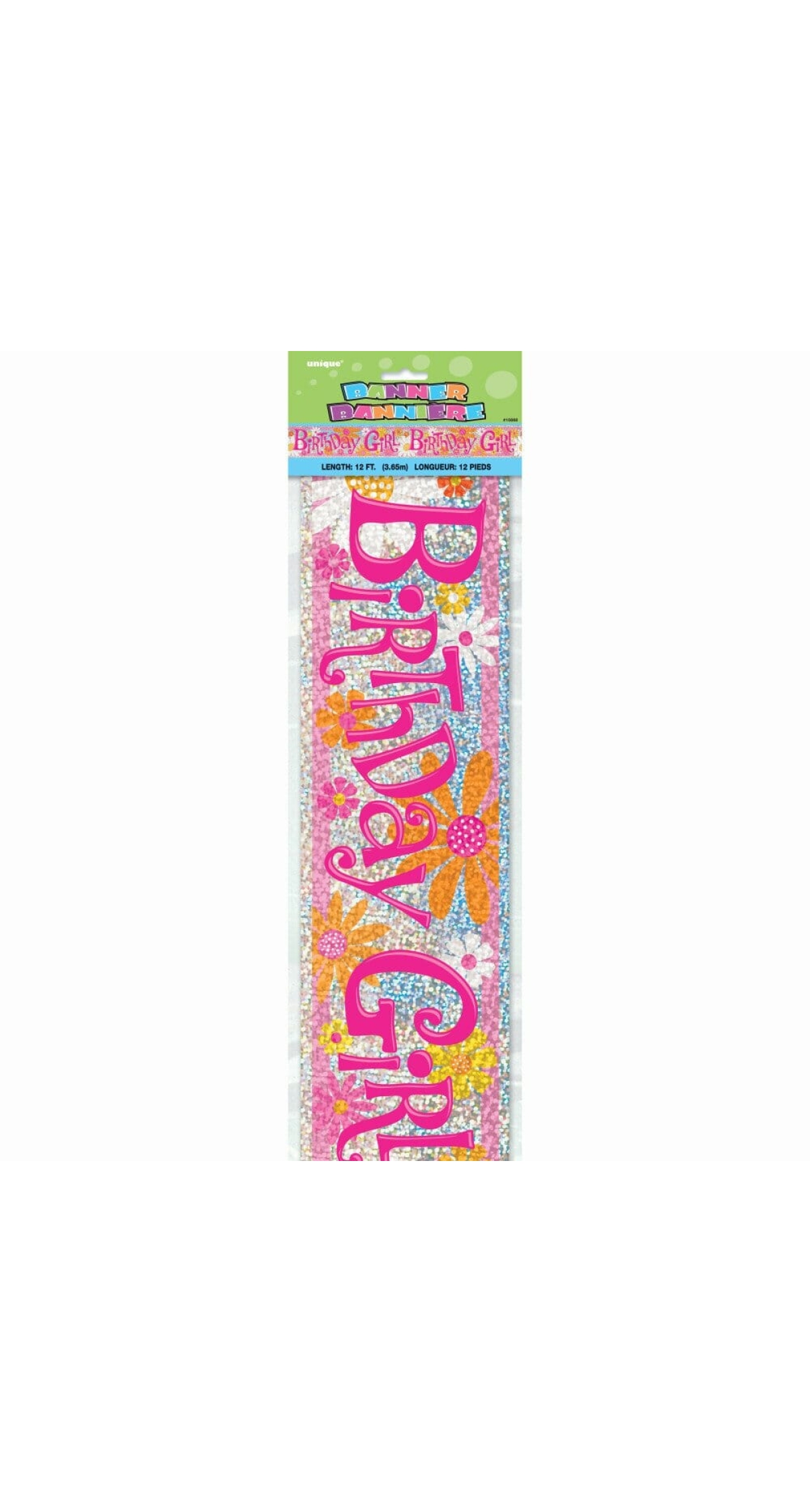 Birthday Girl Prism Banner - 12 ft