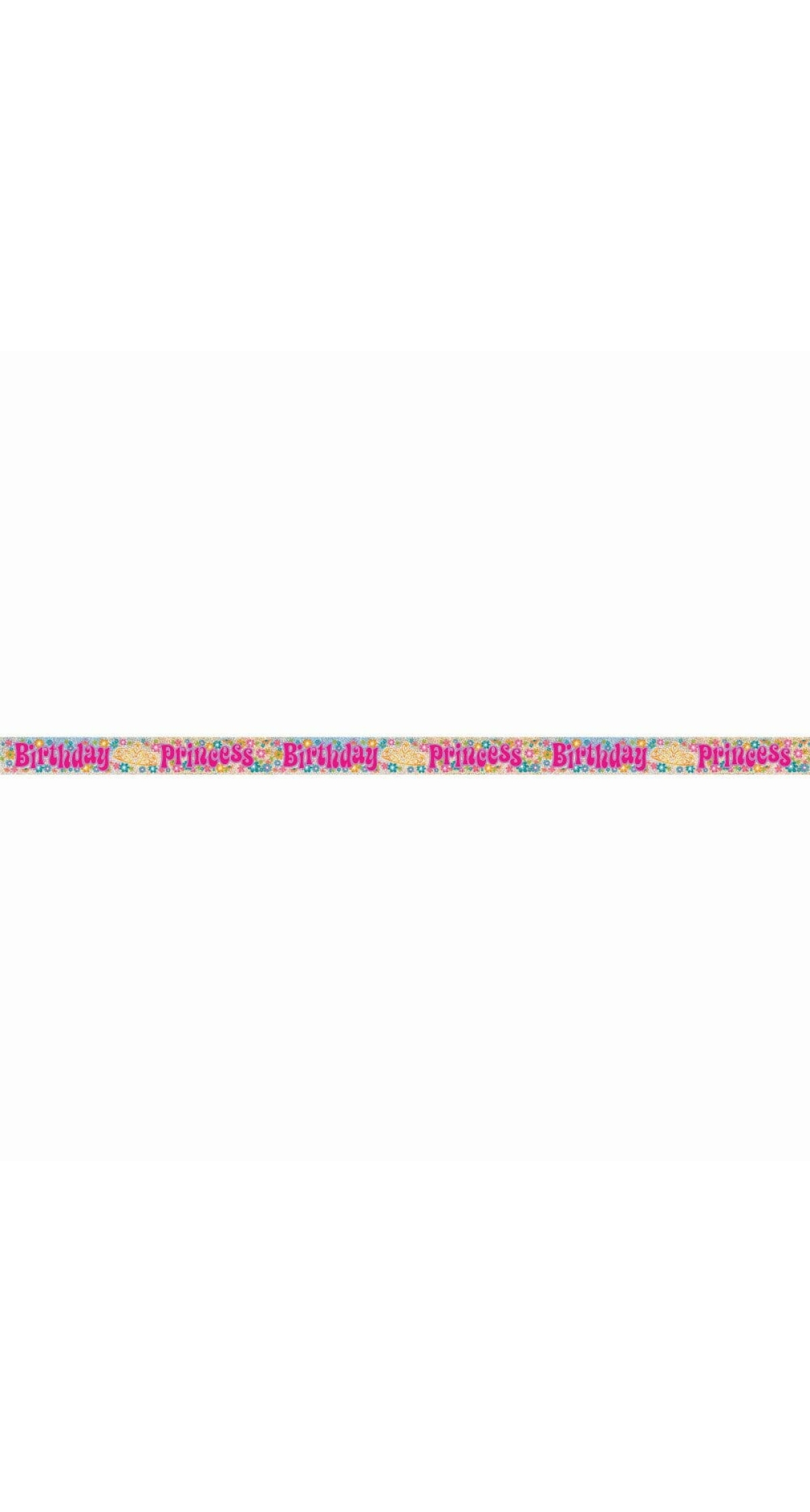Birthday Princess Prism Banner - 12 ft