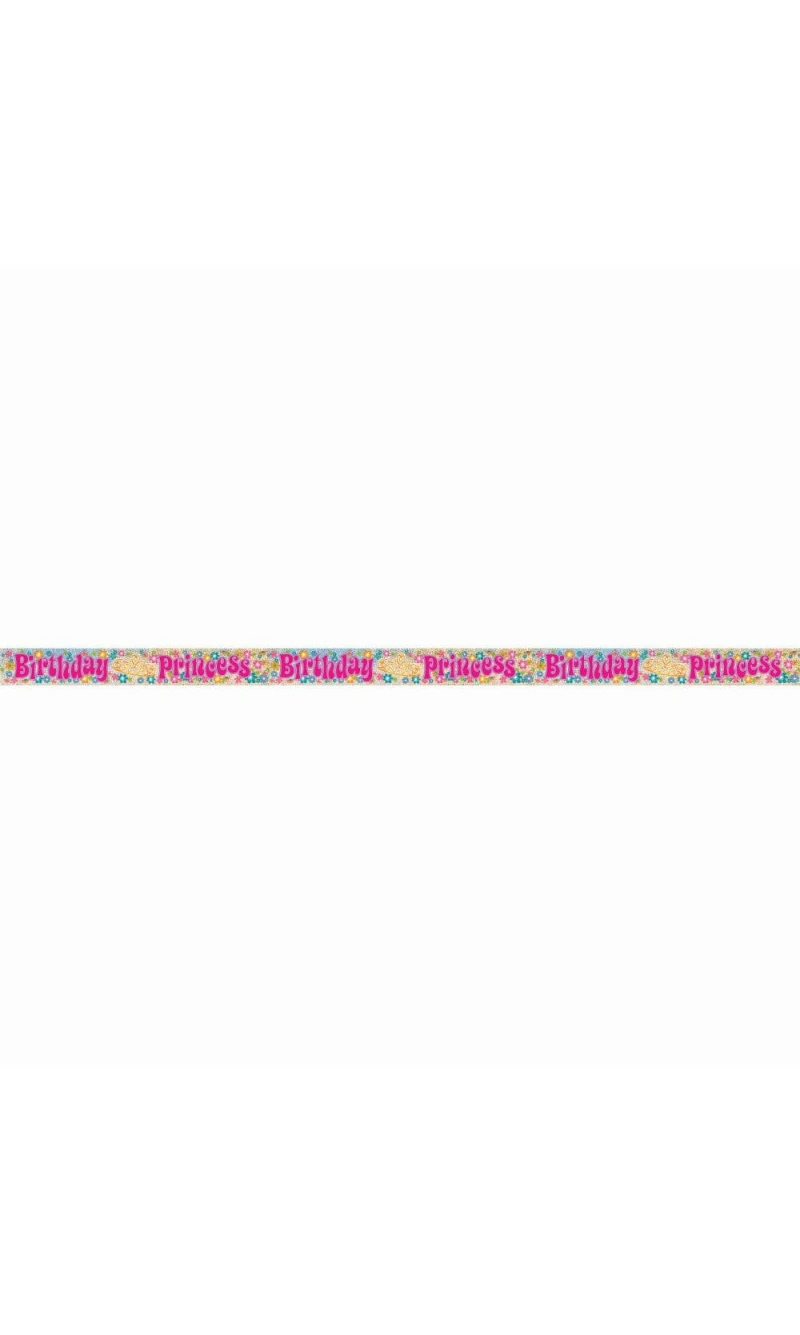 Birthday Princess Prism Banner - 12 ft