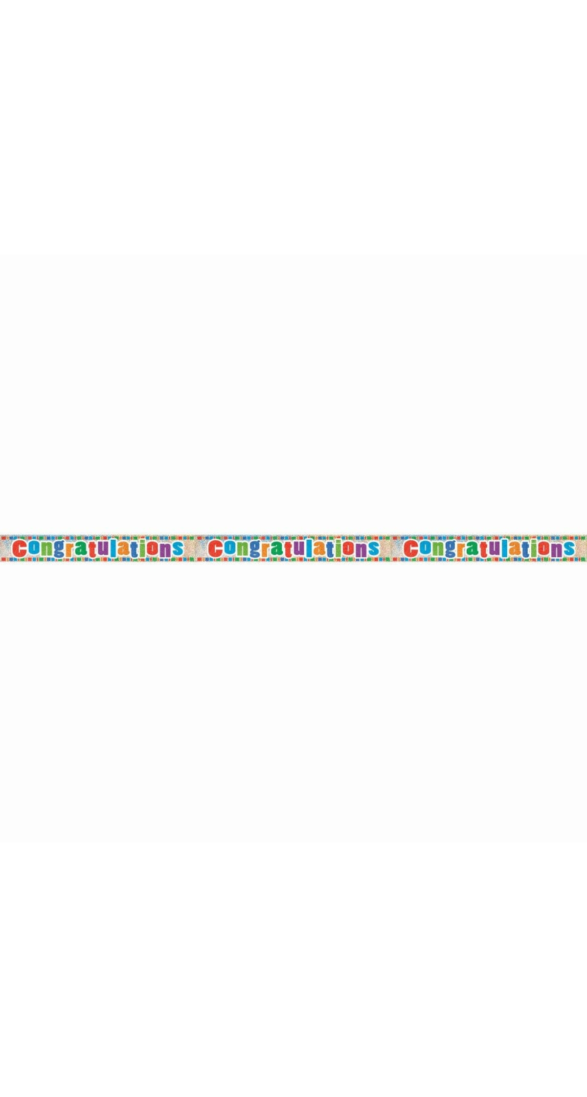 Congratulations Prism Banner - 12 ft