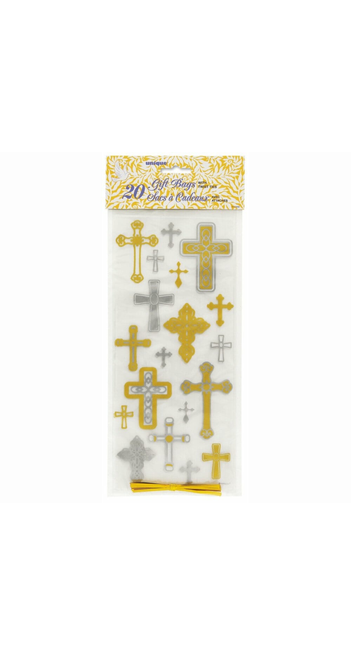 Cross Cellophane Bags - 20pk