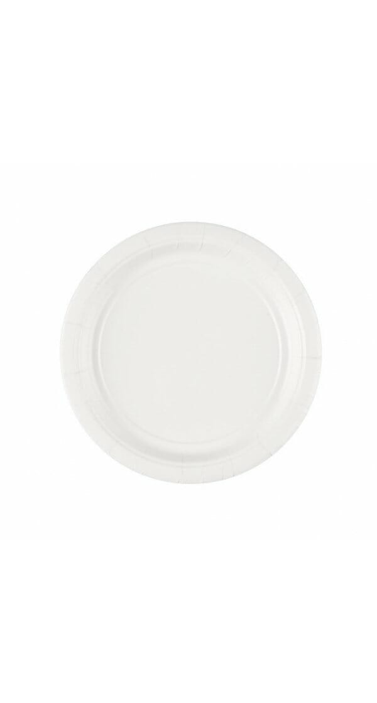 Frosty White - 8 x Paper Plates 17.8 cm