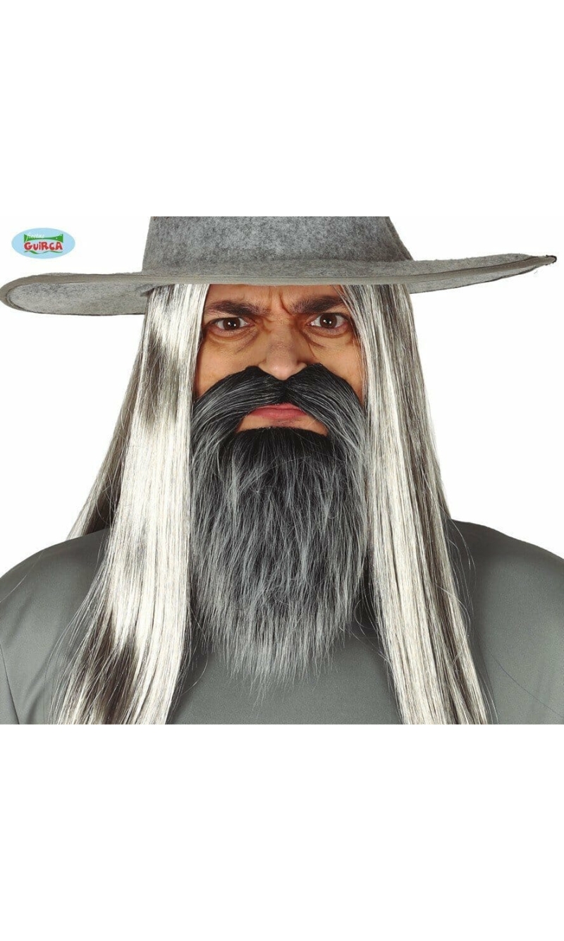 Gray Beard And Mustache