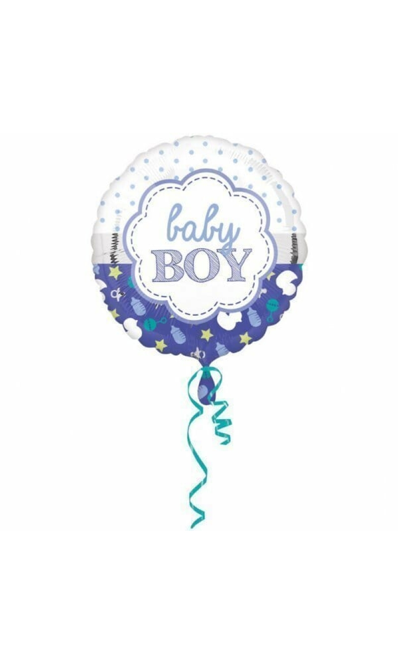 Baby Boy Foil Balloon 17"