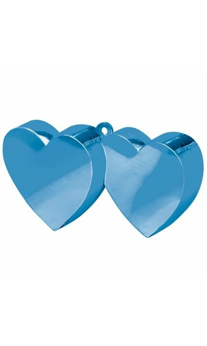 Blue Double Heart Weight 170g - 10cm