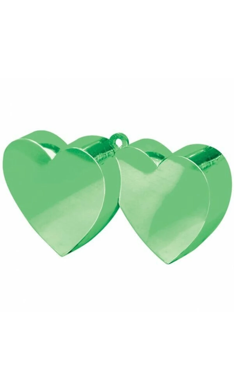 Green Double Heart Weight 170g - 10cm