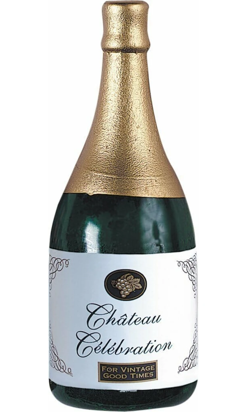 Champagne Bottle Foil Balloon Weight 170g - 13cm