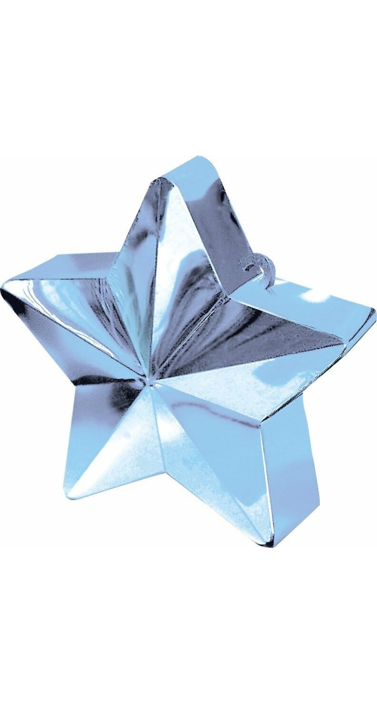 Light Blue Star Balloon Weight 170g - 10cm