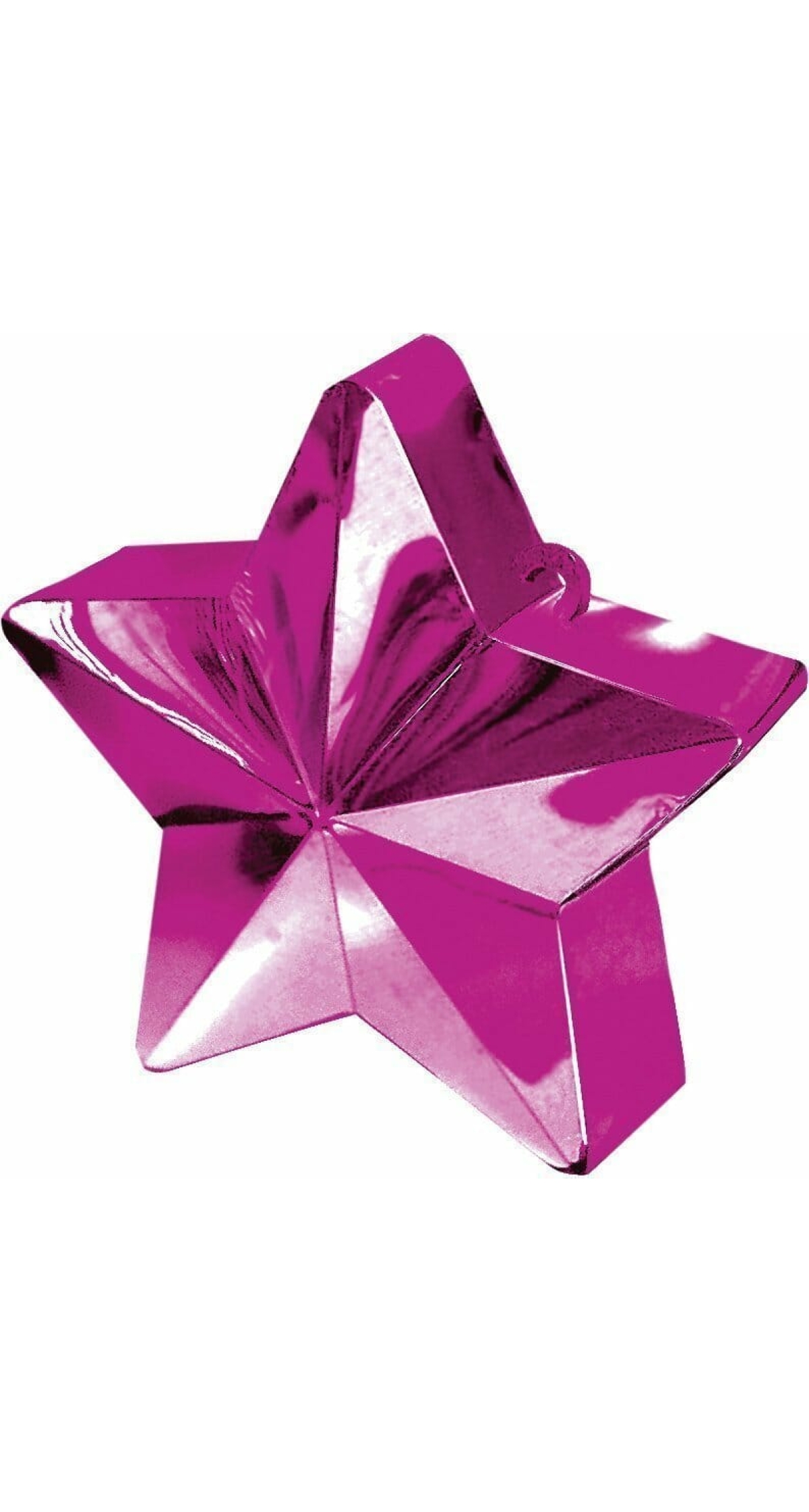 Magenta Star Balloon Weight 170g - 10cm