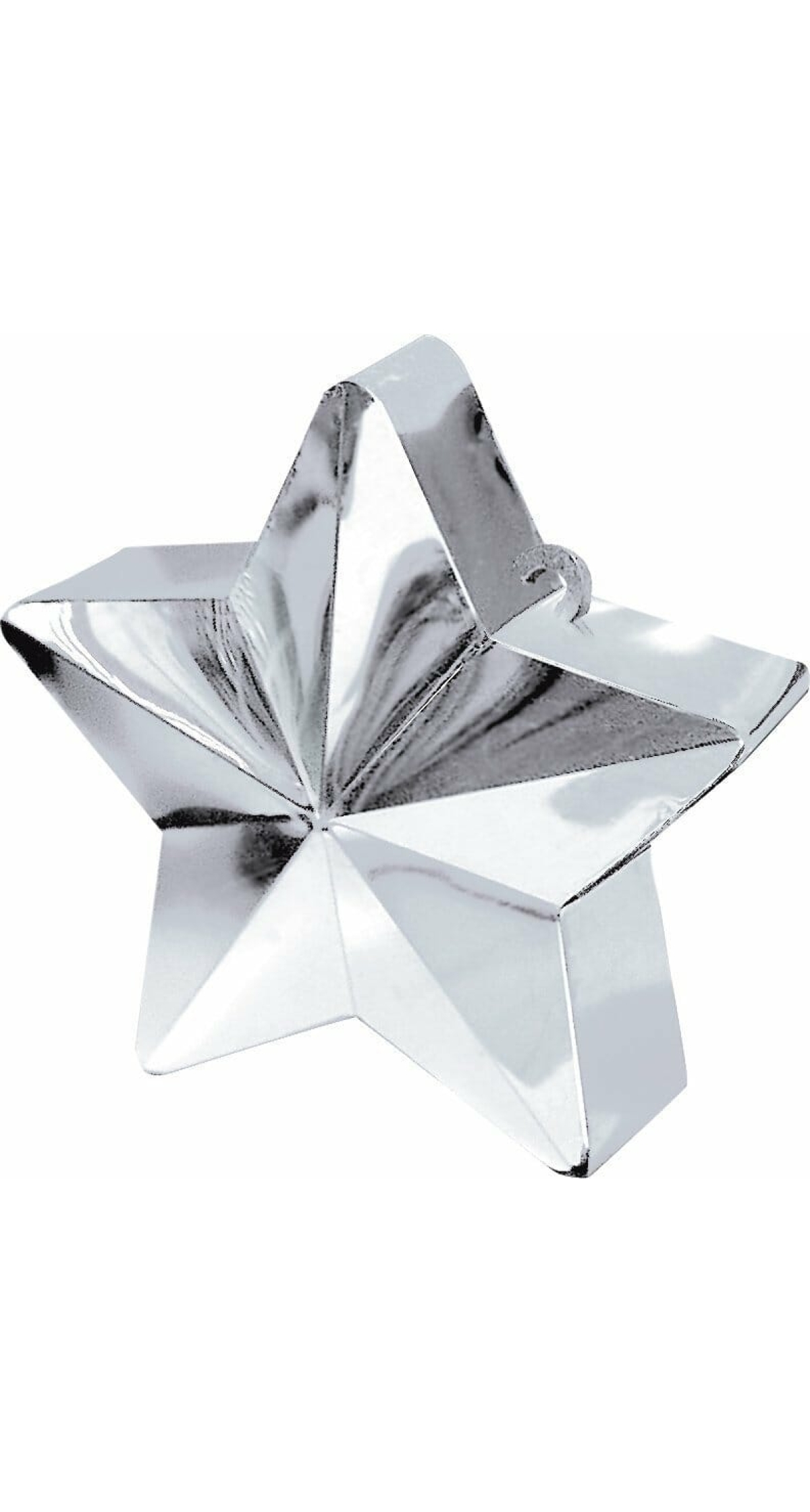 Silver Star Balloon Weight 170g - 10cm