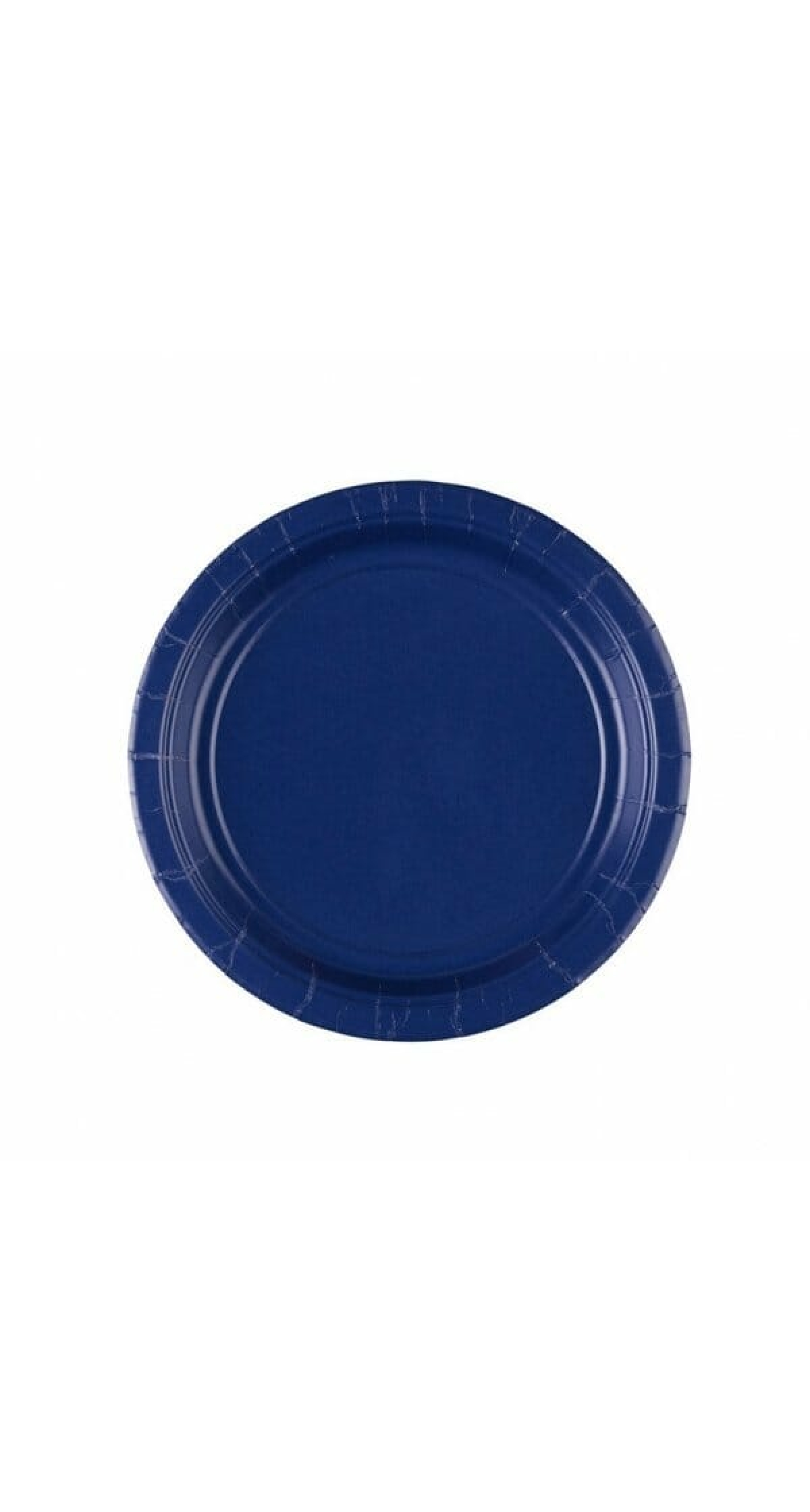 Navy Flag Blue - 8 x Paper Plates 17.8 cm