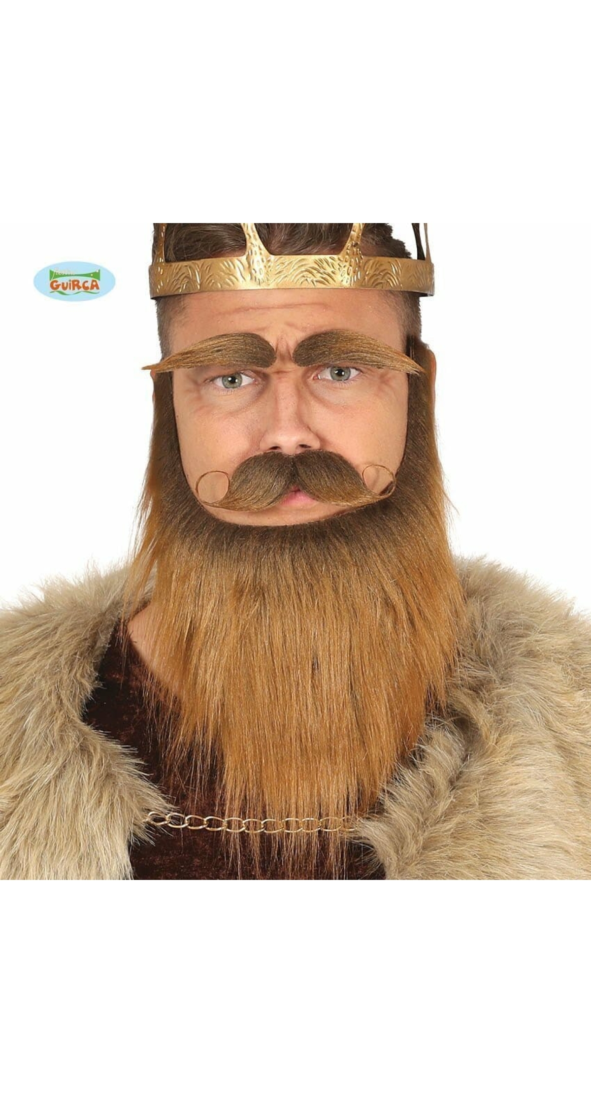 Brown Beard, Moustache & Eyebrows - 11973