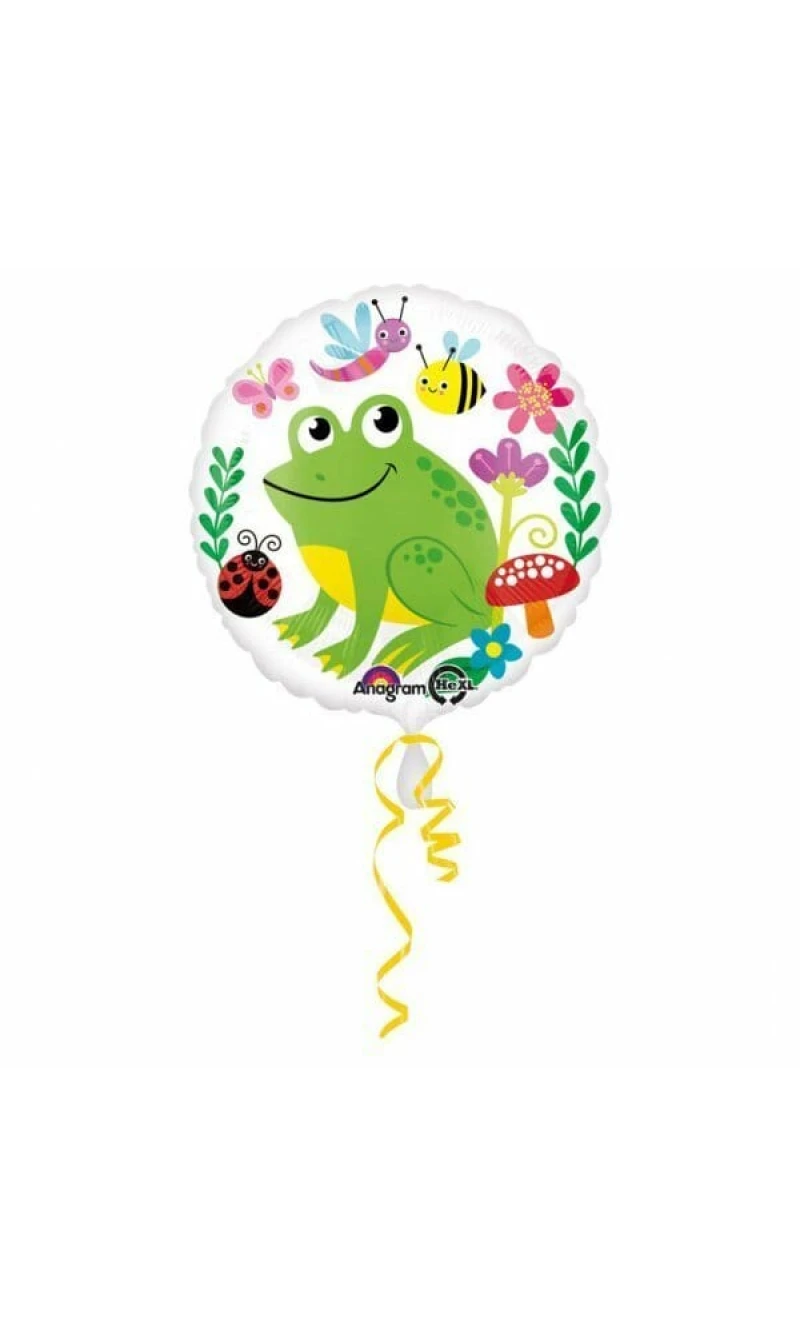 Frog Fun Foil Balloon 17"