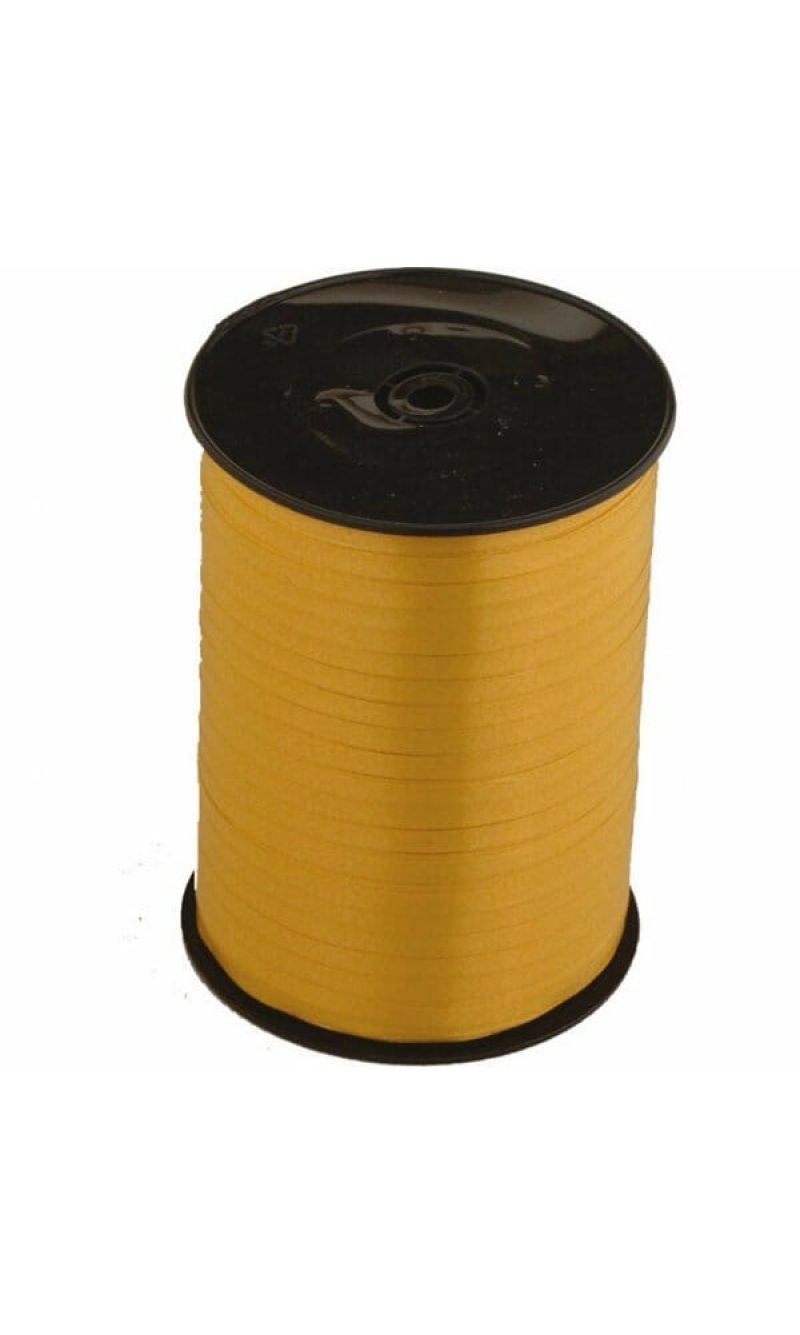 Gold Curling Ribbon Spool - 500m x 5mm