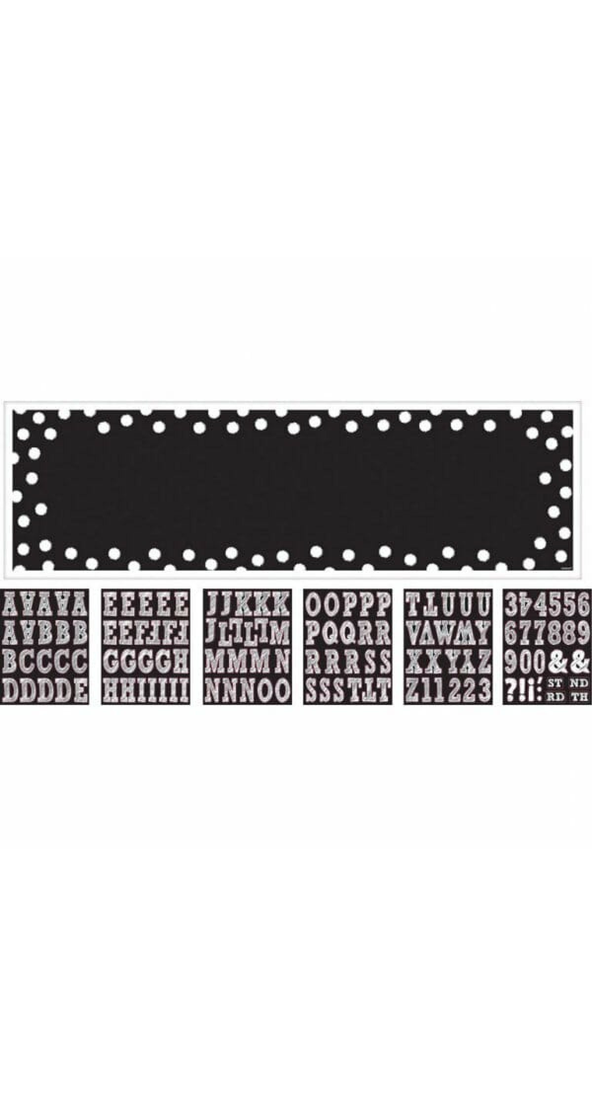Happy Birthday Black & White Customizable Giant Sign Banner