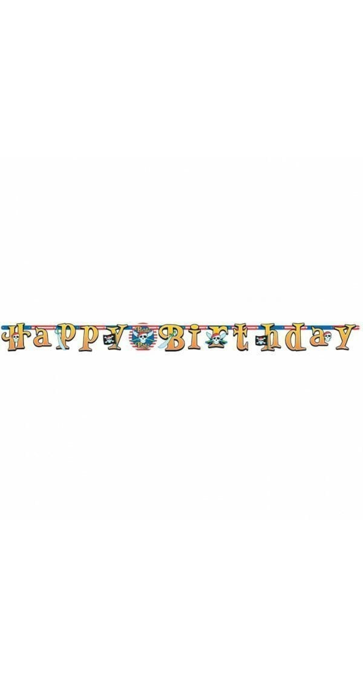 Pirate Party Paper Banner - 2.19m